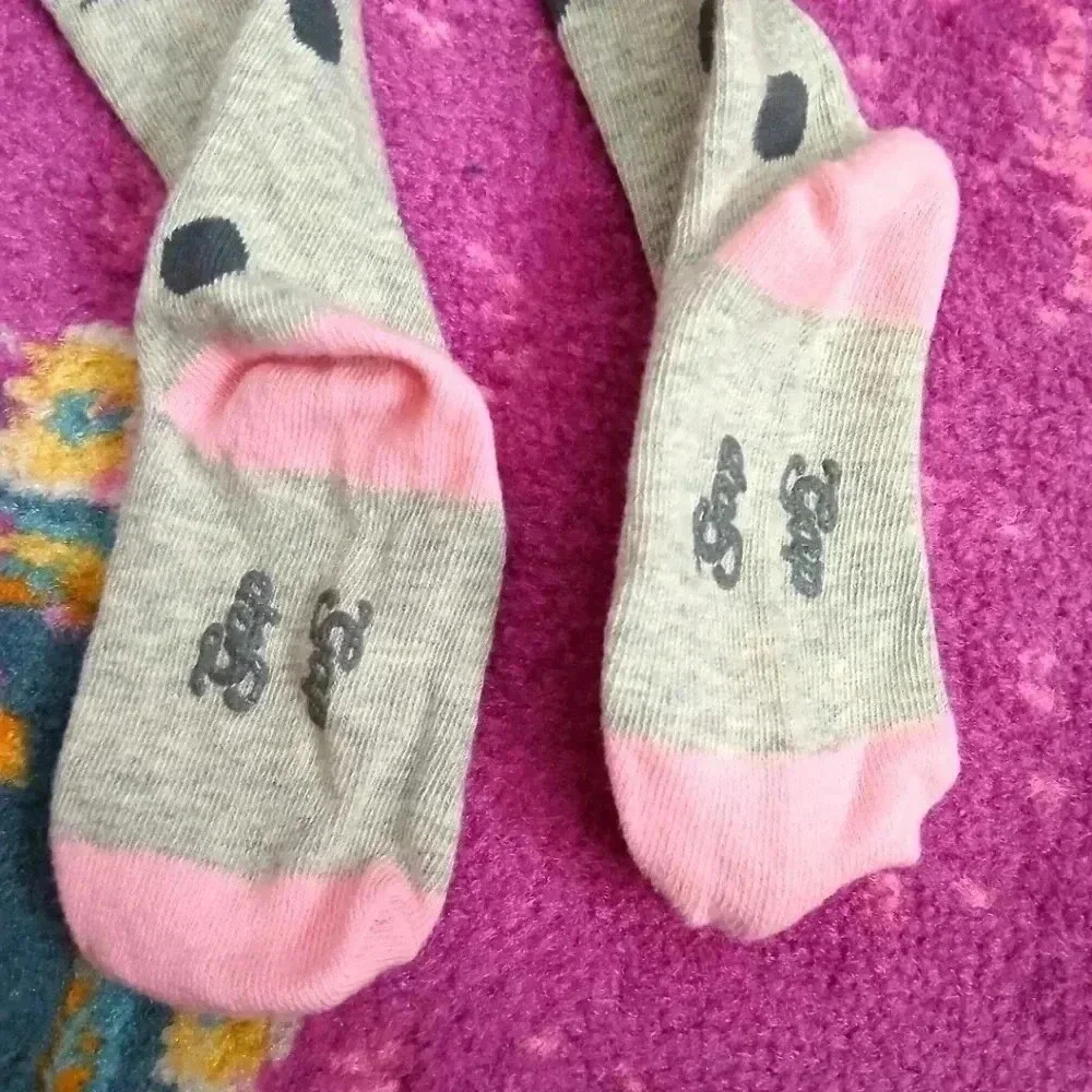 Gap Gray Cat Kitten Socks Tights Girls‎ Toddlers 18-24 Months